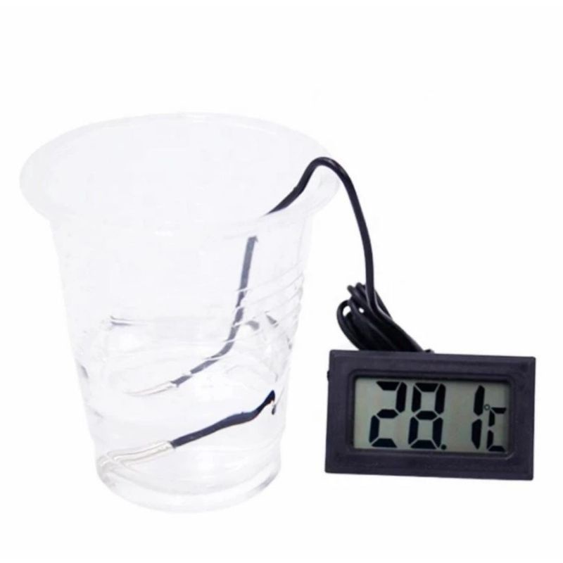 HYGROMETER DIGITAL TEMPERATUR SUHU RUANGAN LCD DISPLAY PENGUKUR SUHU DAN KELEMBABAN RUANG MOBIL |160