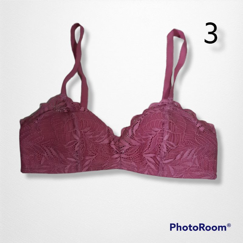 Pink Lace Bra