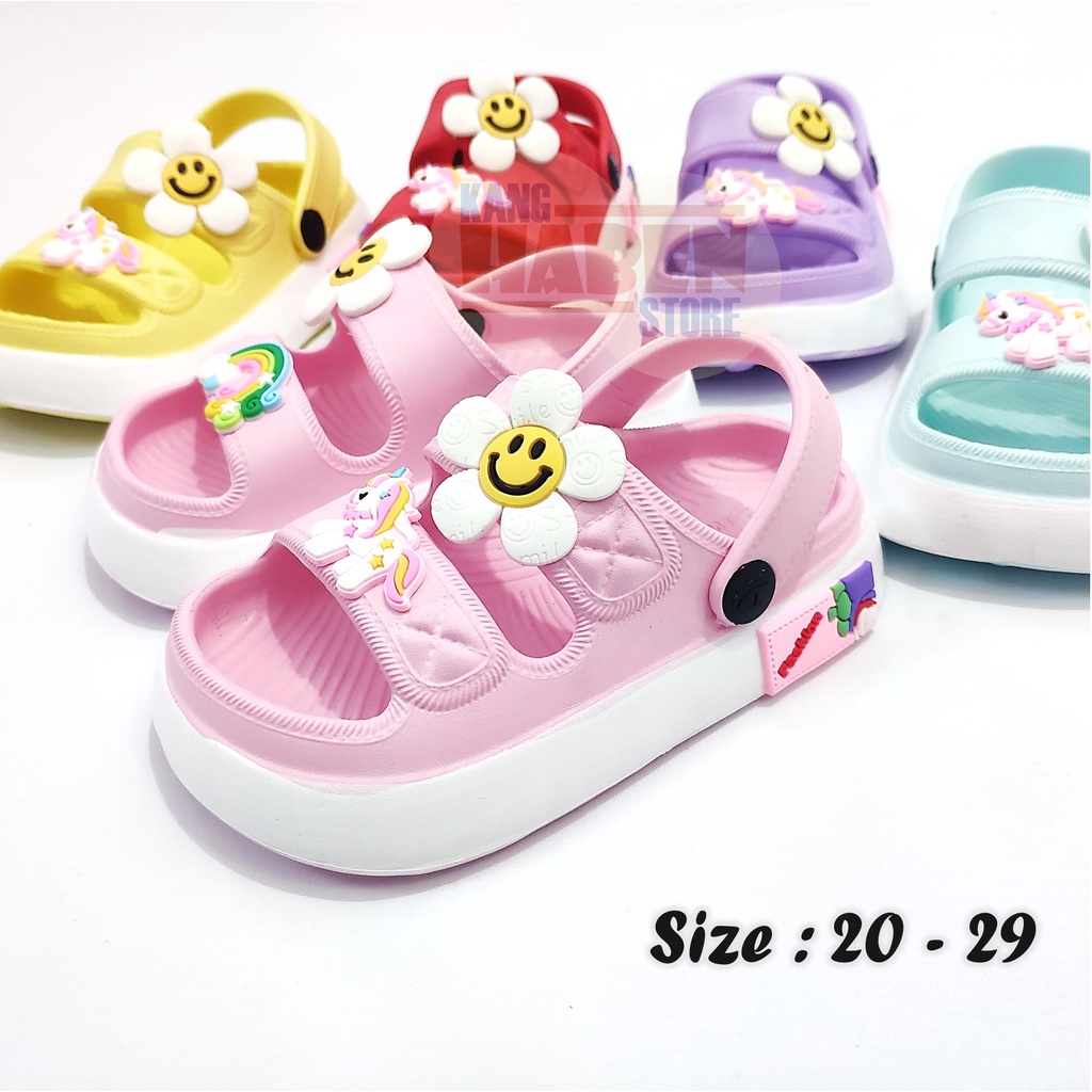 Habenkids - Sandal Anak Perempuan Karakter Bunga Lucu 20-29 530ED
