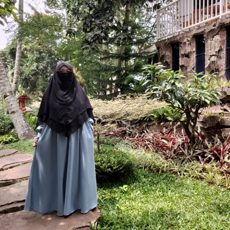 Flow gamis maxi wolfis lux #ecer harga grosir# (K5C6) Jubah Turkey Original Syari Jumbo Rayon Maxy P