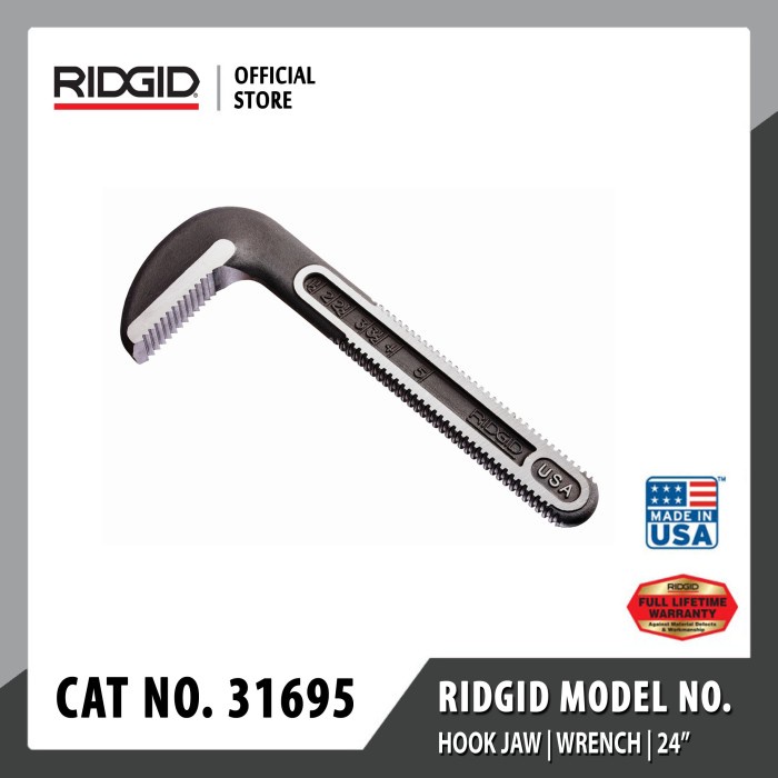 Terlaris Ridgid Jaw, Hook 24 Wrench-31695