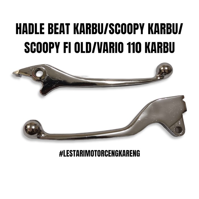 Terlaris Handle Rem Set Chrome Beat Karbu Scoopy Karbu Spacy Karbu