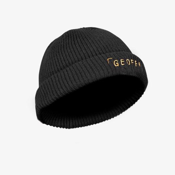 Geoff Max Official - Floodsi Black | Beanie Hat | Topi Pria