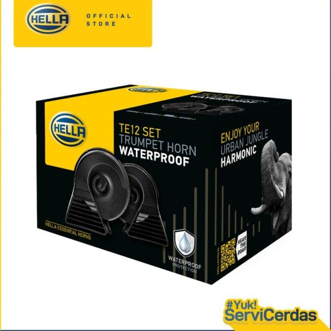 Klakson Waterproof Hella Free Relay - Klakson Keong Mobil Motor