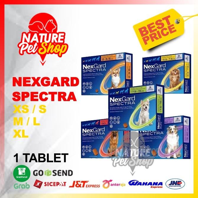 Obat Kutu Anjing NEXGARD SPECTRA XS / S / M / L / XL