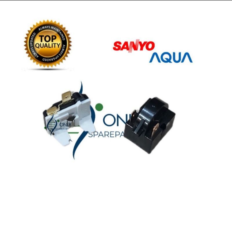 Relay Ptc Overload kulkas sanyo AQua 2 pintu / Overluad kulkas sanyo AQua