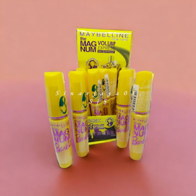 MASKARA MAYBELLINE MAGNUM VOLUME /KUNING WATERPROOF