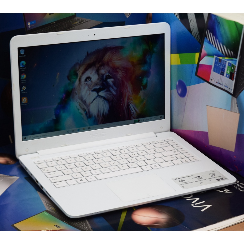 Jual Laptop ASUS E402Y AMD E2 ( 14-Inch ) White RAM4GB HDD 1TB Pemakaian 1 Tahun
