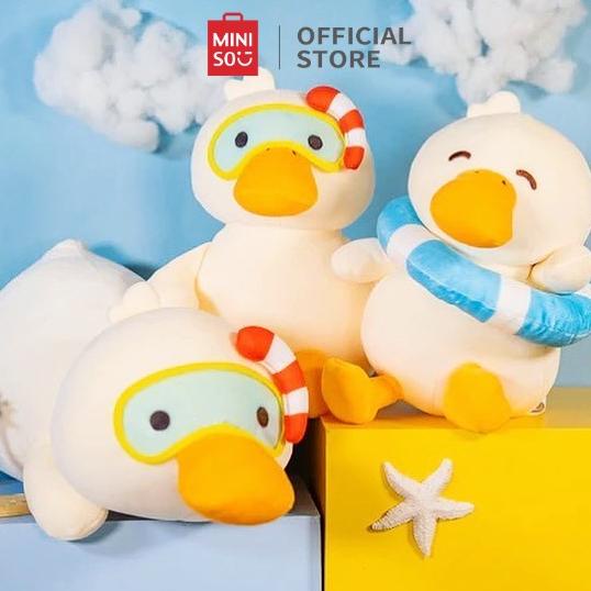 MINISO Boneka Bebek Lucu Mainan Anak Lembut Boneka Binatang Duck Doll