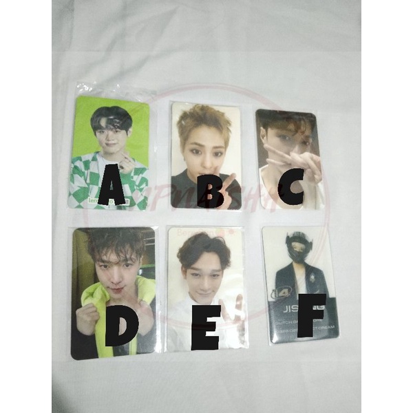 PC/PHOTOCARD EXO XIUMIN, LAY, CHEN DAN NCT JISUNG, CHENLE