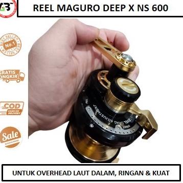 reel maguro deep x ns 600 n atau nlp overhead Bahan Full Metal