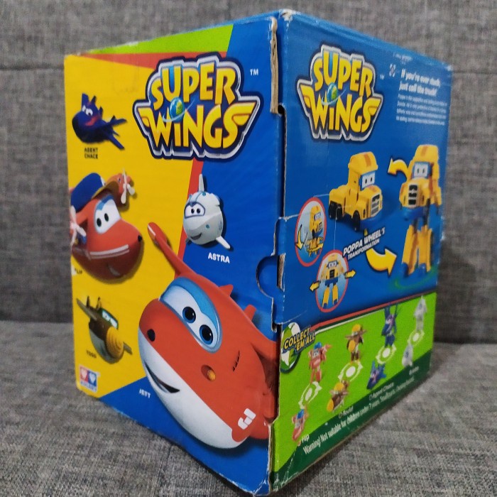 DISKON SPESIAL MAINAN ANAK SUPER WINGS CHANGE UP POPPA WHEELS...ORIGINAL ON TERMURAH