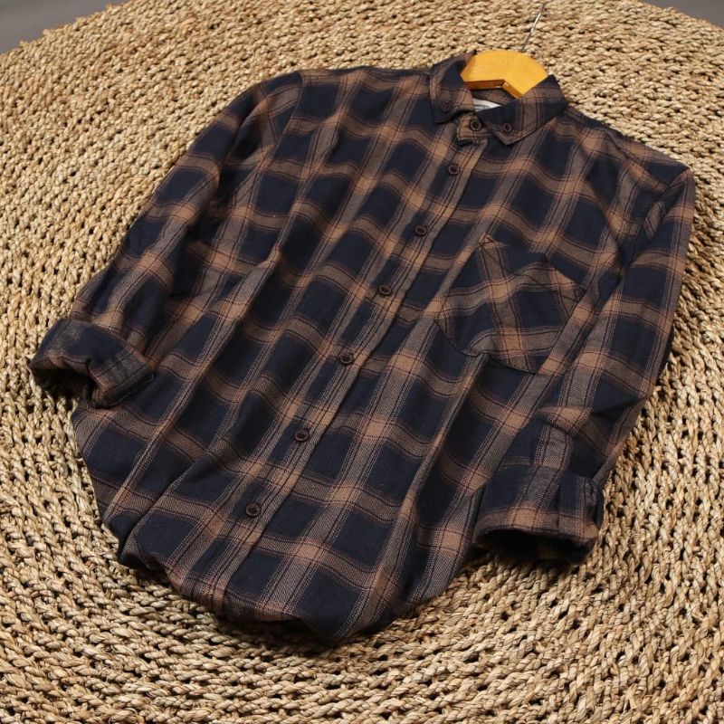 kemeja flanel/kemeja eighty eight/kemeja lengan panjang/kemeja kasual/kemeja distro/kemeja pria wani