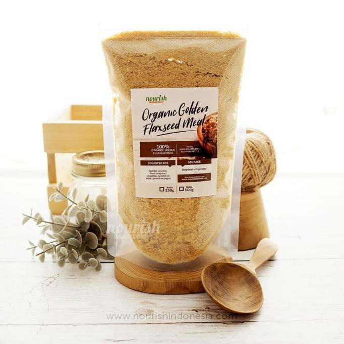 

TERBARU NOURISH INDONESIA, ORGANIC GOLDEN FLAXSEED MEAL 250 GR