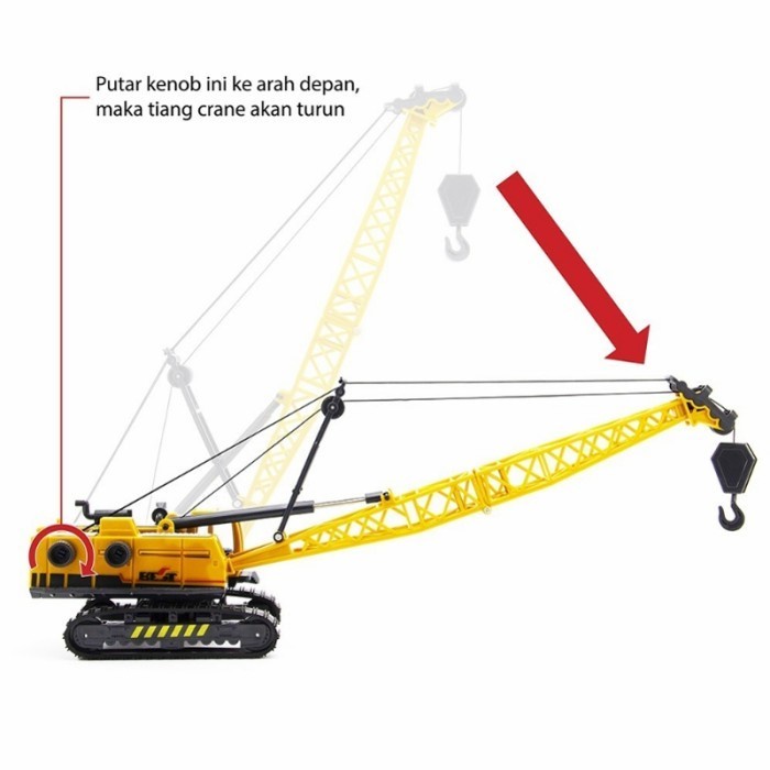 DISKON SPESIAL CRUZER DIECAST MOBILE CRANE TRUCK CONSTRUCTION TRUK CRANE TERLARIS