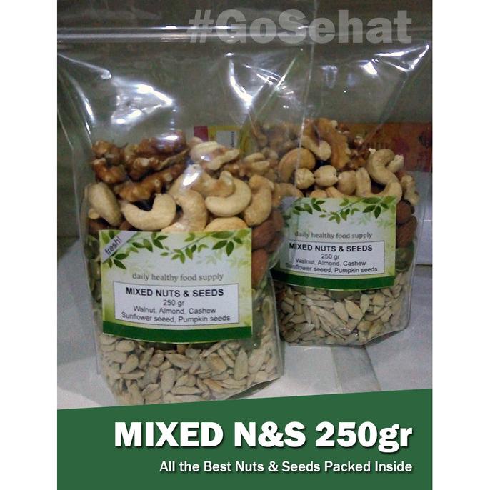 

TERBARU MIXED NUTS & SEEDS 250GR