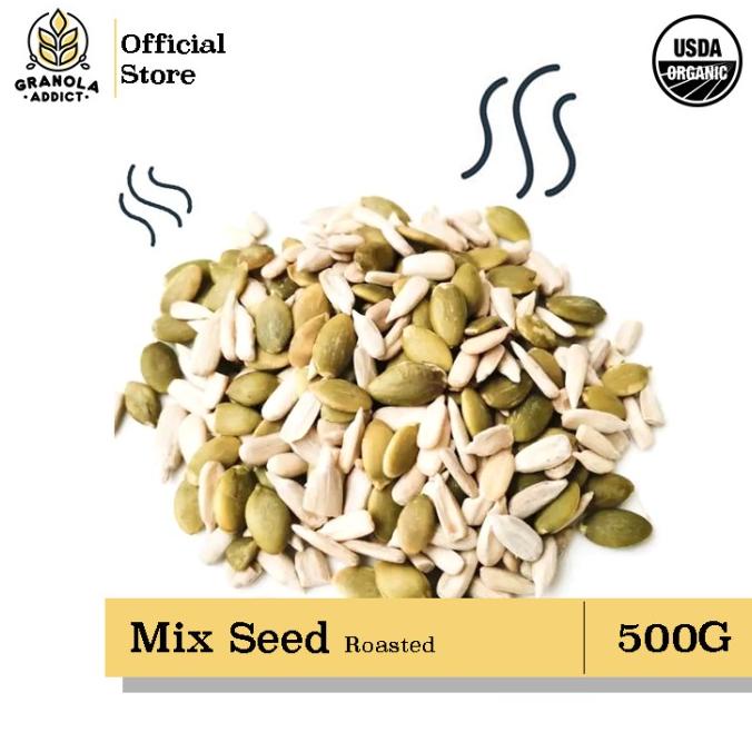 

TERBARU MIX SUNFLOWER & PUMPKIN SEEDS 500G - GRANOLA ADDICT INGREDIENTS