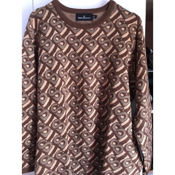 ‼️JUAL MURAH‼️ Sweetshirt Bimu Buttonscarves dan Sweetshirt Benang Jarum