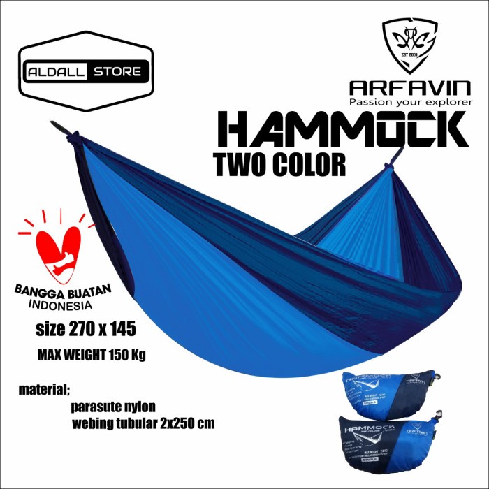 Hammock Berkualitas Ready Stock Praktis Simple Kokoh Camping D1R7 Lipat Murah Gantung Portable Kombi