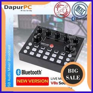 V8s New Version Mixer USB Sound Card Live Broadcast Recording Effect suku cadang 29M4R23