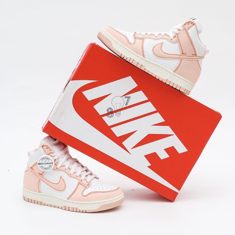 Dunk High Arctic Orange Denim