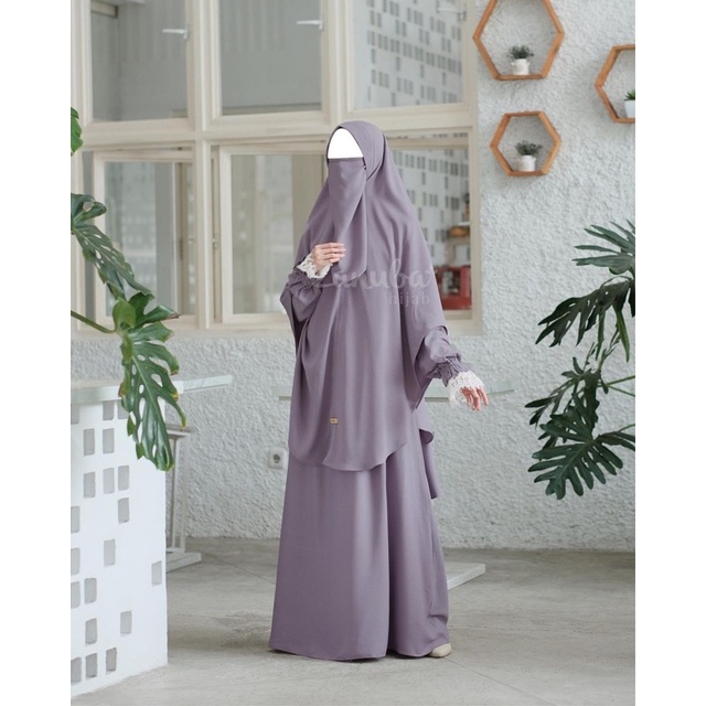 Innaya Gamis Lace Set by Zanuba Hijab