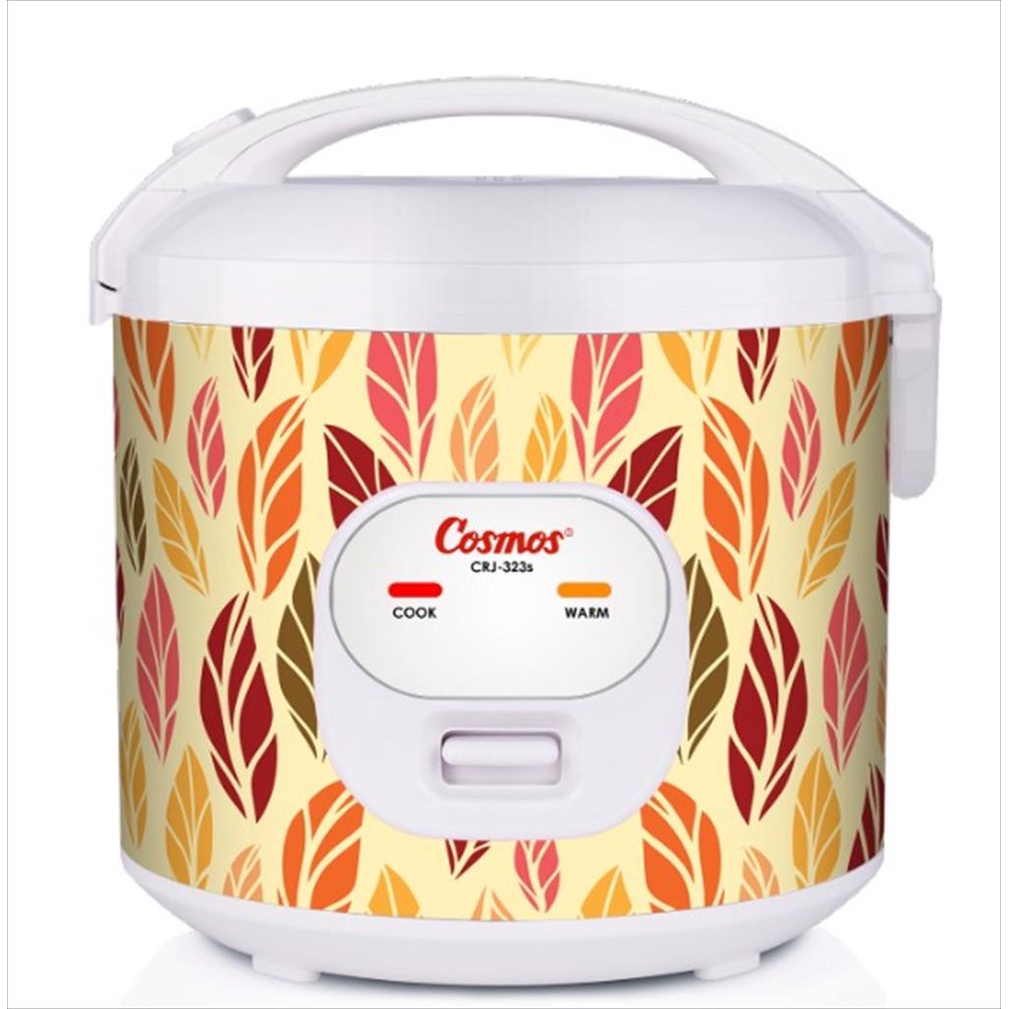 COSMOS RICE COOKER 1.8 LITER CRJ323 CRJ-323 SSO - ORANGE