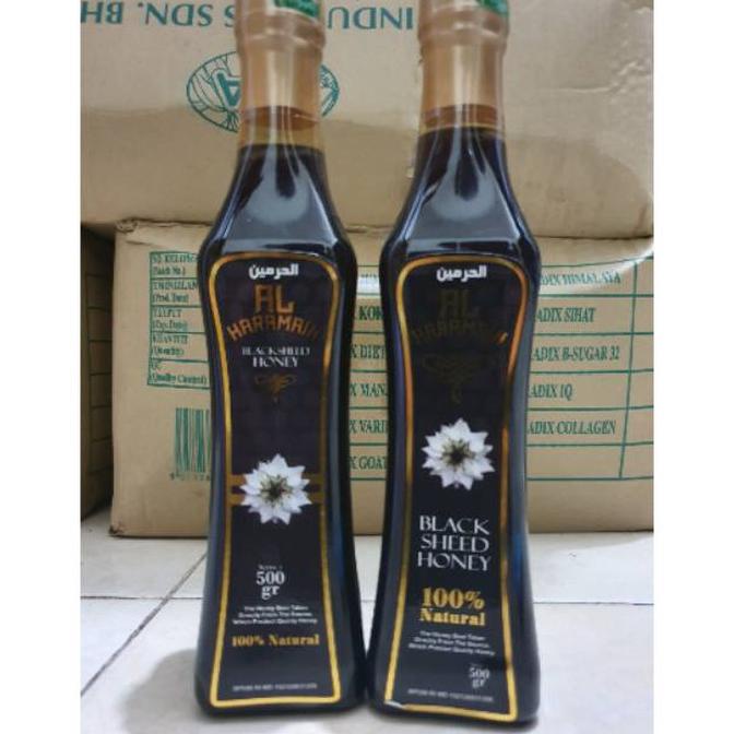 

Madu Al Haramain 500gr - Madu Habbatussauda Asli - Blackseed Honey lon06