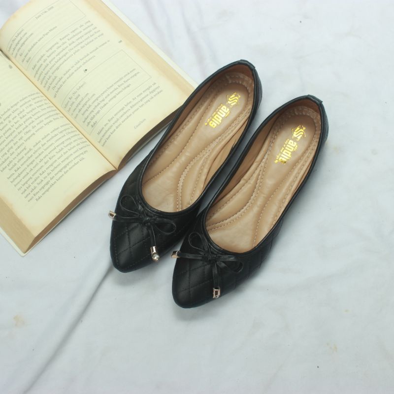 Sepatu Flat Shoes Wanita Flatshoes Kerja Balet An47