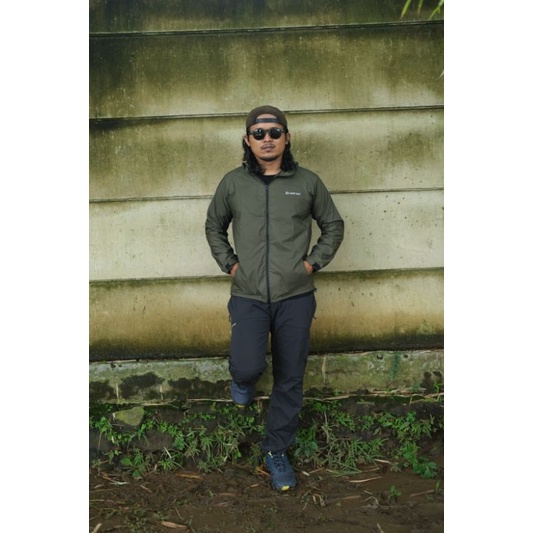 Jaket Parasut Running  - Jaket Ultralight Outdoor - Jaket Olahraga Joging Pria Wanita