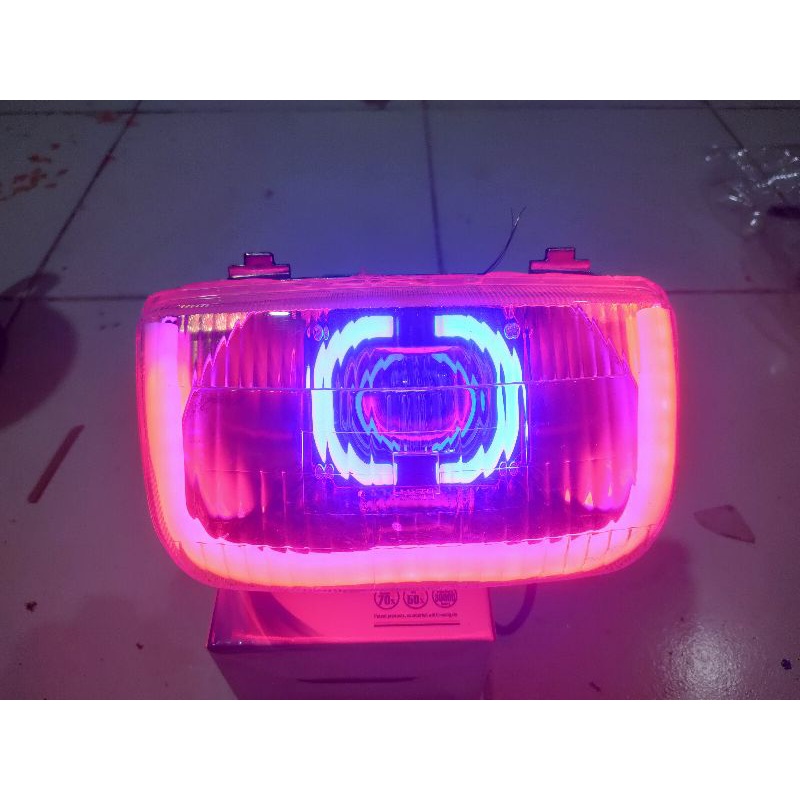 reflektor honda grand daymeker laser 2 warna super terang
