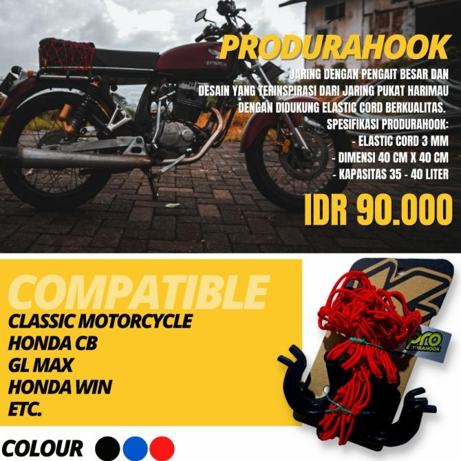 JARING KAMBING GUNUNG PRODURAHOOK JARING MOTOR JARING HELM TAS MANTEL