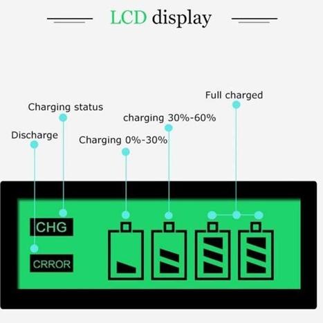 Charger Battery Aa / Aaa + 4 Battery Aa 2000 Mah Energizer