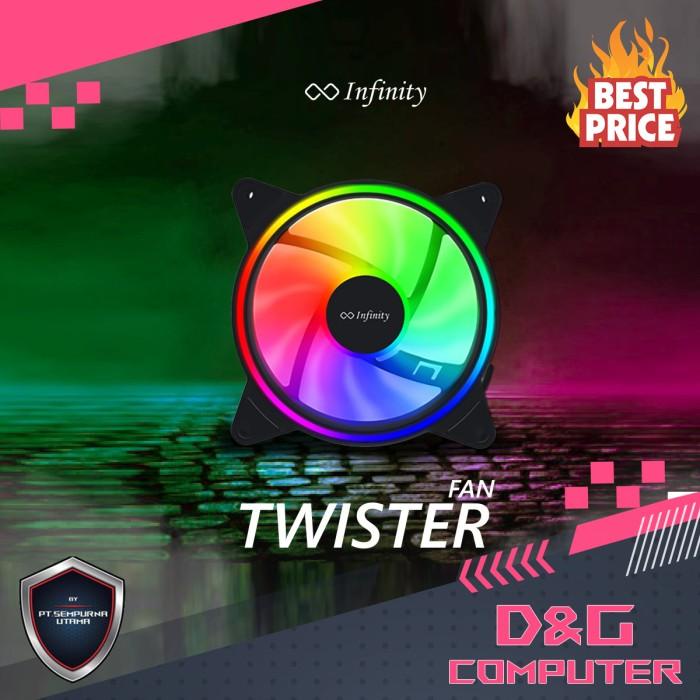 Fan Casing Infinity Twister Single Fan - 12Cm
