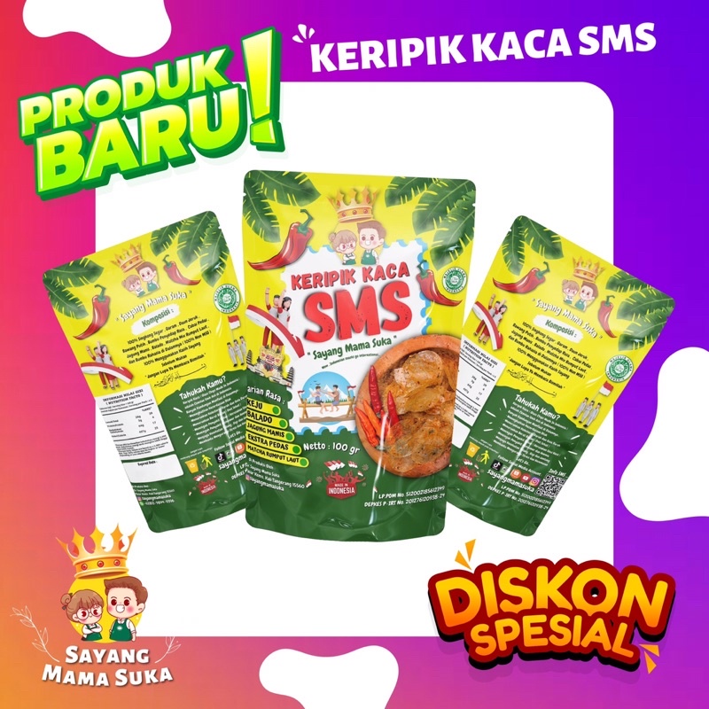 

KERIPIK KACA SMS VIRAL RASA EKSTRA PEDAS