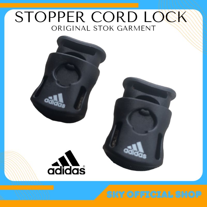 Stopper Tali Cord Lock Aksesoris Garment Pengunci Tali Buckle Tas Jaket Celana Topi Handmade New