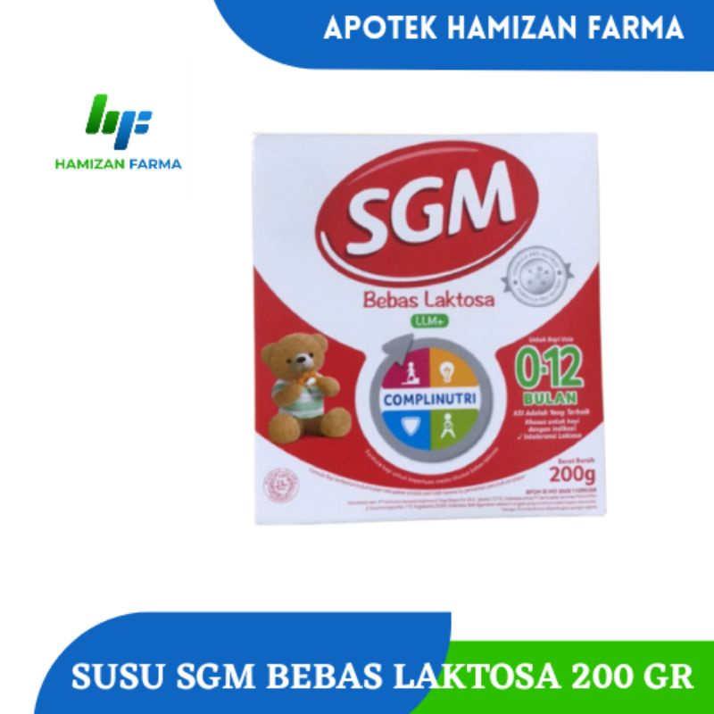 SUSU SGM LLM+ | SUSU SGM BEBAS LAKTOSA (0-12 BULAN) 200 GR