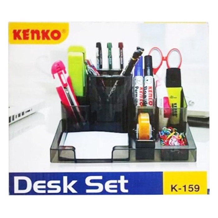 

Terlaris Desk Set Kenko K-159 ( Tempat Pensil Meja )