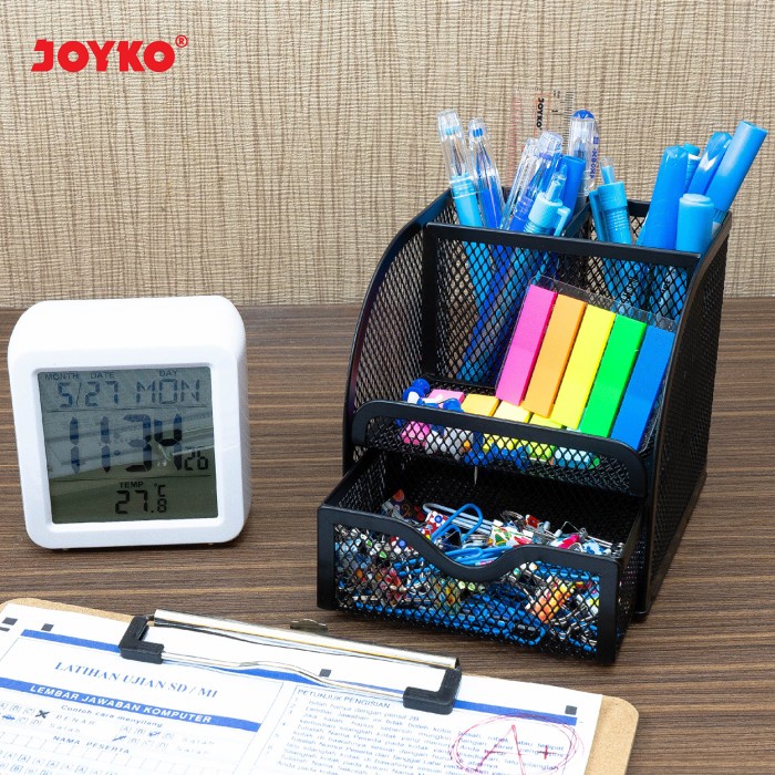 

Desk Set / Pen Holder / Tempat Alat Tulis Jaring Jala Joyko DS-18