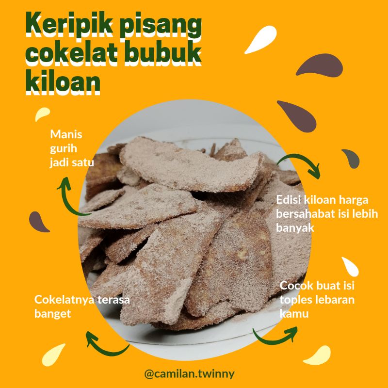 

KERIPIK PISANG COKELAT BUBUK