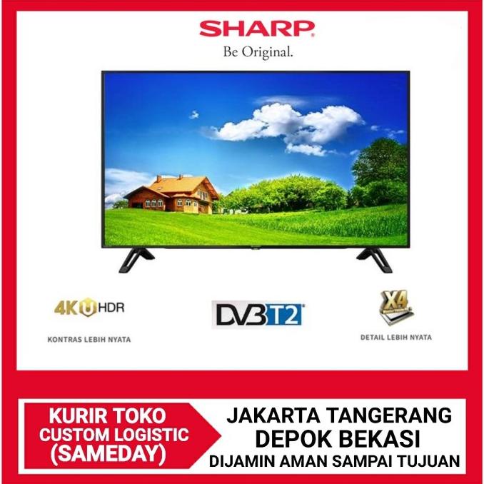 Sharp LED TV 60 Inch 4T-C60CH1X / 4TC60CH1X / 60CH1X AQUOS 4K UHD bir09