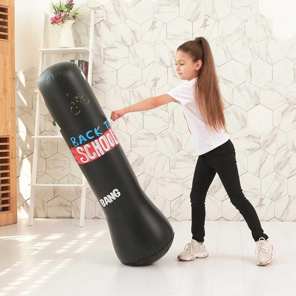 VKTECH Tiang Samsak Pompa Inflatable Boxing Training Target 120 cm K012