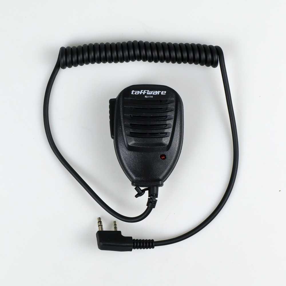 Taffware Speaker Microphone Push To Talk PTT for Walkie Talkie S-114 Microphone Ht Bluetooth Wireless Speaker Mic Speaker Microphone Speker Mic Spiker Mic Microphon Speaker Mik