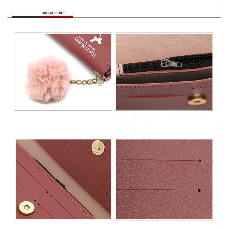 DEABOLAR Dompet Wanita Fashion Women Wallet 507 Dompet Wanita Dompet Mini Dompet Wanita Import Dompet Panjang Wanita Korean Style Dompet Kecil Wallet Dompet Wanita Kecil Dompet Lipat Wanita Dompet Mini Wanita Dompet Lipat Sophie Martin Dompet Panjang Domp