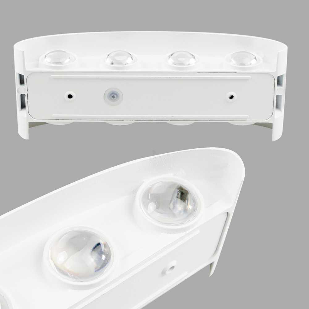 TaffLED Lampu Dinding Outdoor Modern Aluminium 8W 8 LED Cool White 66-8