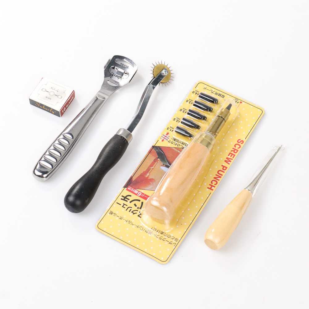 Junetree Peralatan Seni DIY Kulit 18in1 Leather Craft Stitching Sewing WA134 Alat Alat Tukang Alat Alat Tukang Mainan Peralatan Tukang Mainan Peralatan Tukang Alat Rumah Alat Rumah Perlengkapan Tukang Perlengkapan Tukang Alat Kulit Alat Kulit Set Peralata
