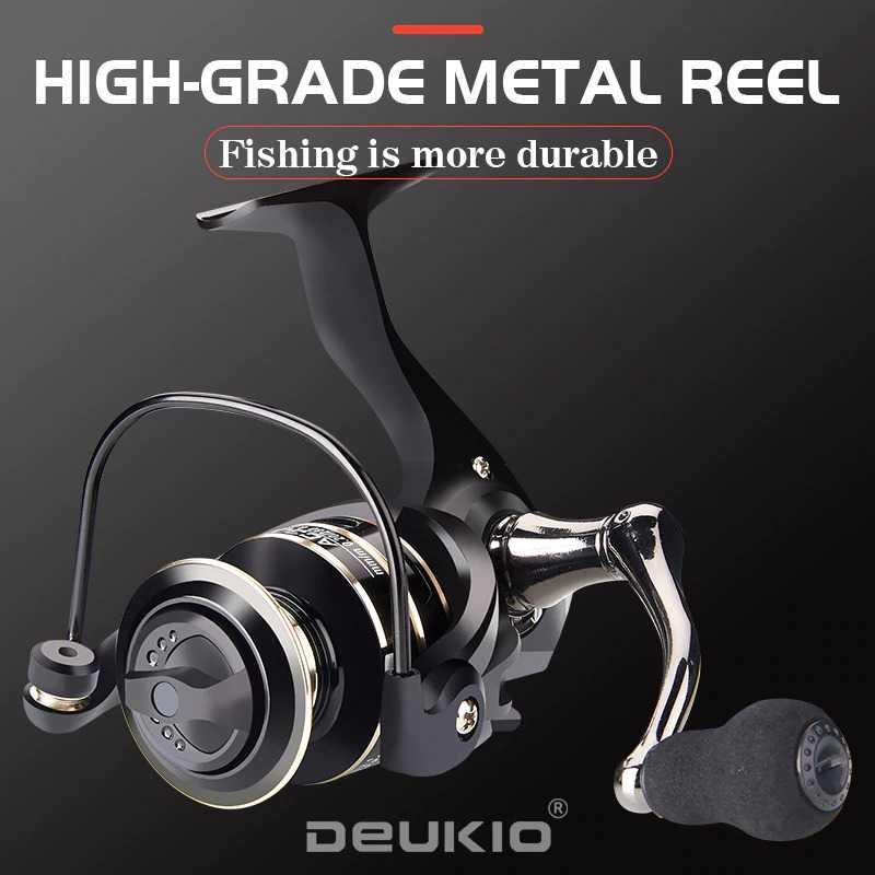 DEUKIO AC2000 Reel Pancing Spinning Fishing Reel 5.2:1 Gear Ratio Pancing Reel Power Handle Ril Pancing Reel Pancing Power Handle Pancing Casting Rell Pancing Power Handle Casting Reel Pancing Mini Reel Casting Reel Baitcasting Real Pancing Power Handle