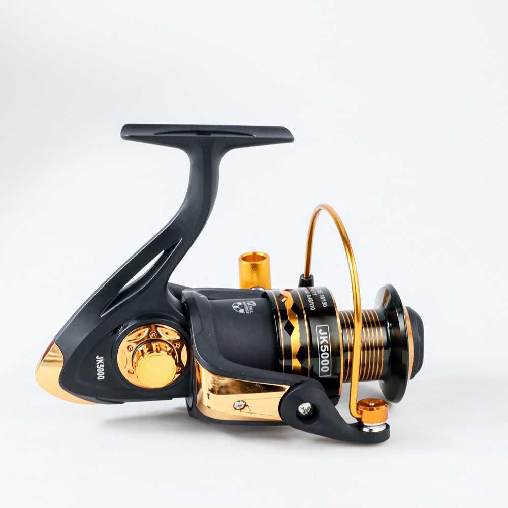 TaffSPORT JK5000 Reel Pancing Spinning Fishing 4.7:1 Ball Bearing 12 Pancing Reel Power Handle Ril Pancing Reel Pancing Power Handle Pancing Casting Rell Pancing Power Handle Casting Reel Pancing Mini Reel Casting Reel Baitcasting Real Pancing Power