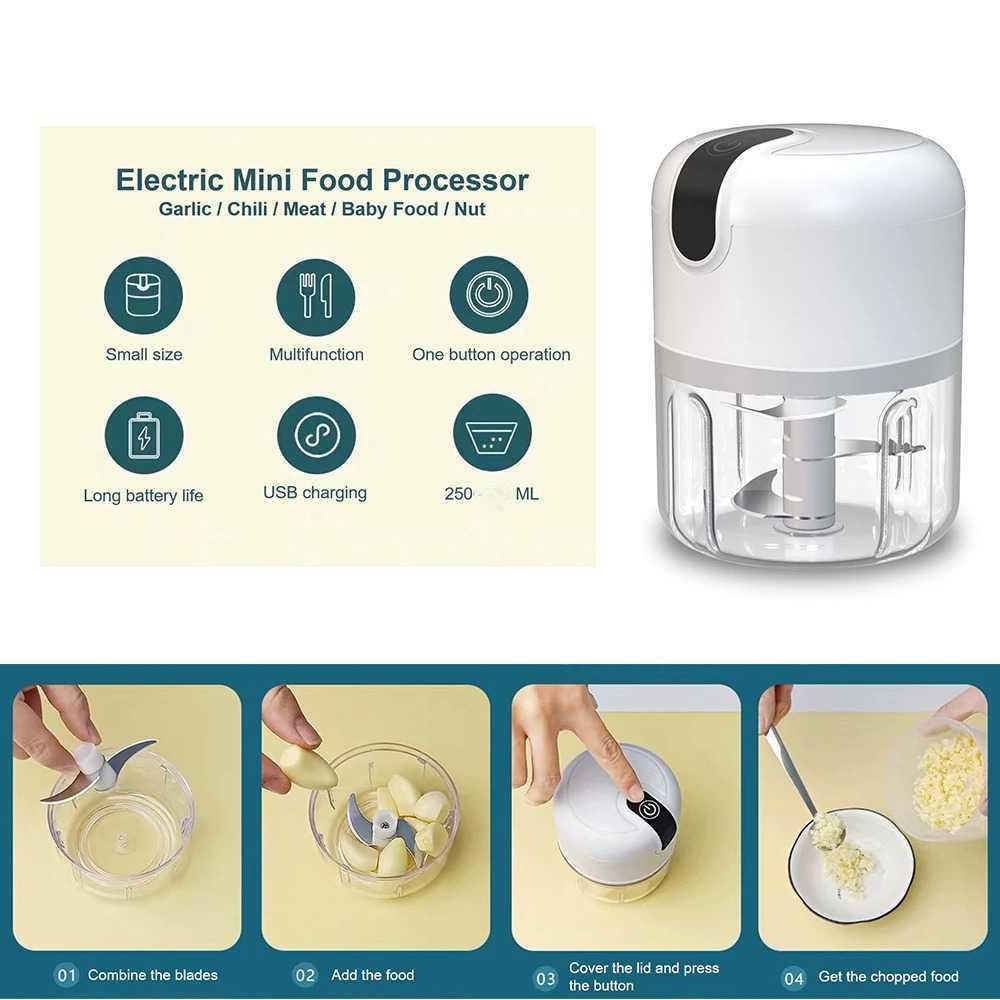 Blender Portable Food Chopper Mini Elektrik 250ML MGC220 Blender Portable Blender Mini Blender Bumbu Bumbu Dapur Blender Mini Portable Blander Portable Blender Manual Blender Bumbu Dapur Blender Portabel Blender Bumbu Mini Penghalus Bumbu Belender Bumbu B