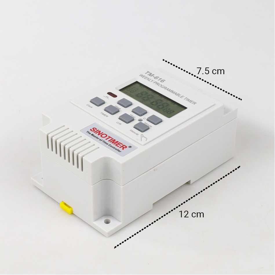 SINOTIMER Power Timer Programmable Time Switch Relay 220 V 30 A TM616W